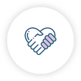 key benefit hands icon